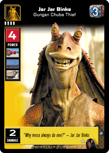 Jar Jar Binks, Gungan Chuba Thief