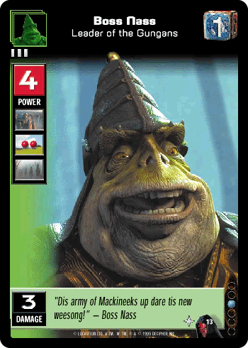 Boss Nass, Leader of the Gungans