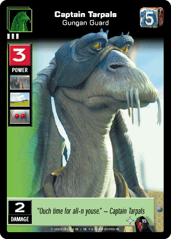 Captain Tarpals, Gungan Guard
