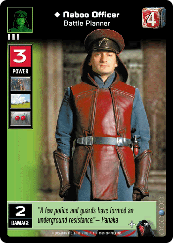 Naboo Officer, Battle Planner