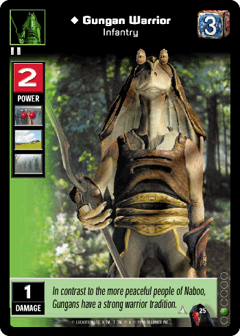 Gungan Warrior, Infantry