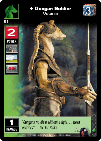Gungan Soldier, Veteran