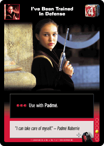 I've Been Trained In Defense
