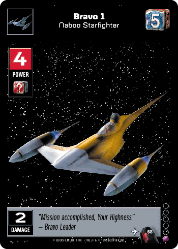 Bravo 1, Naboo Starfighter