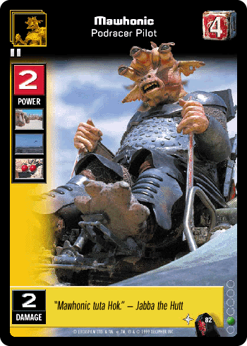 Mawhonic, Podracer Pilot