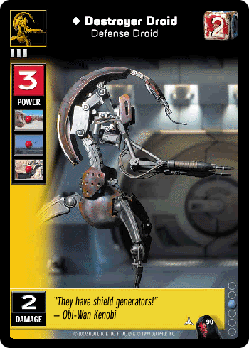 Destroyer Droid, Defense Droid