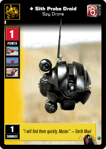 Sith Probe Droid, Spy Drone