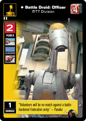 Battle Droid: Officer, MTT Division