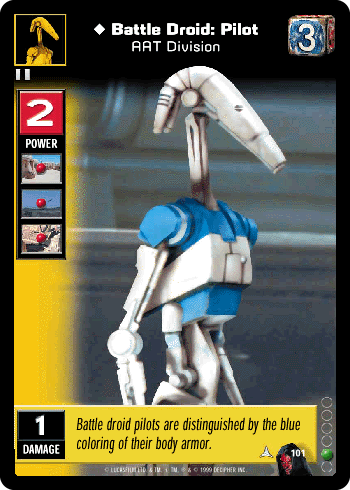 Battle Droid: Pilot, AAT Division