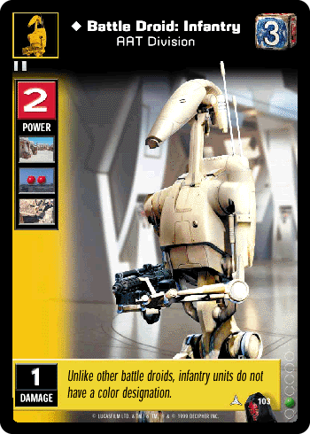 Battle Droid: Infantry, AAT Division