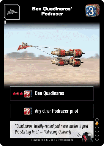 Ben Quadinaros' Podracer