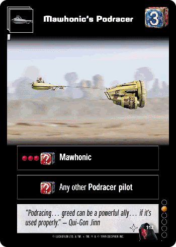 Mawhonic's Podracer