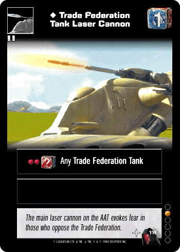 Trade Federation Tank Laser Cannon