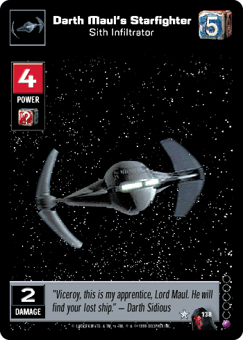 Darth Maul's Starfighter, Sith Infiltrator