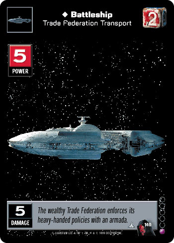 Battleship, Trade Federation Transport