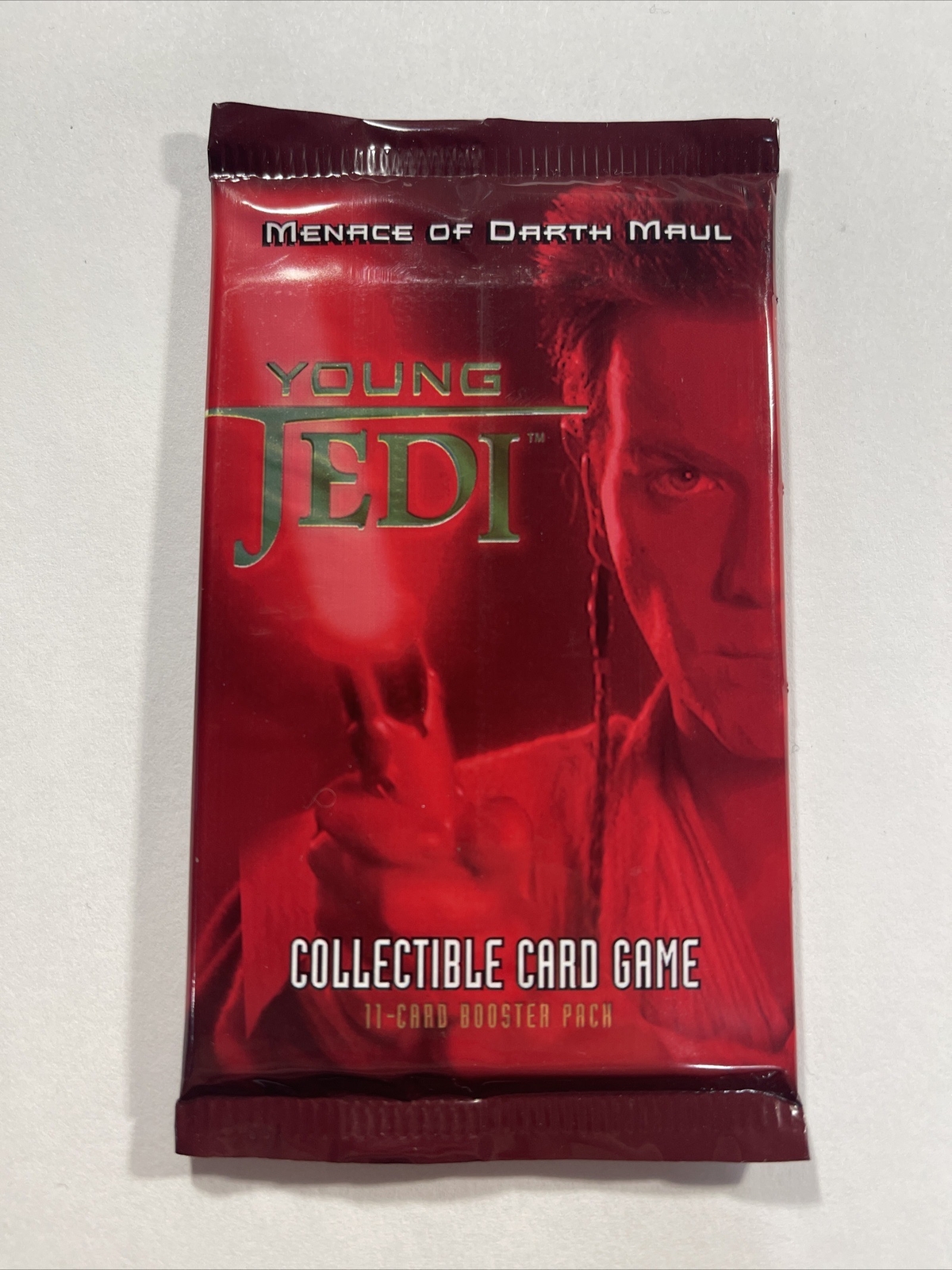 Original red foil Menace of Darth Maul 11-card booster pack